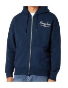 Tommy Jeans Hanorac barbati - Bumbac/Poliester - Bleumarin - Bleumarin