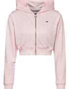 Tommy Jeans Hanorac crop din amestec de bumbac -