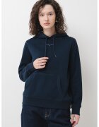 Tommy Jeans Hanorac cu buzunar kangaroo si detaliu logo - Bleumarin