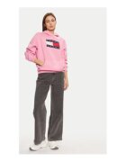 Tommy Jeans Hanorac Dama - Roz - 78% bumbac - 22% poliester reciclat -