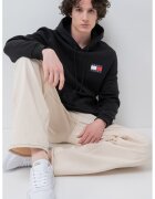 Tommy Jeans Hanorac regular-fit cu imprimeu logo - Negru