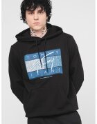 Tommy Jeans Hanorac regular-fit cu imprimeu logo - Negru