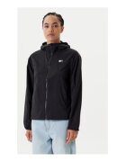 Tommy Jeans Jacheta de vant Negru - 100% nailon reciclat - Negru
