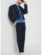 Tommy Jeans Jacheta din denim cu buzunare aplicate - Bleumarin