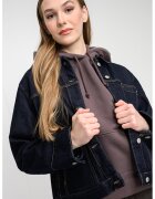 Tommy Jeans Jacheta din denim cu maneci cazute - Albastru ultramarin