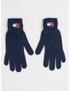 Tommy Jeans Manusi tricotate cu logo Heritage - Bleumarin