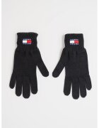 Tommy Jeans Manusi tricotate cu logo Heritage - Negru