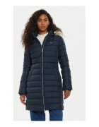 Tommy Jeans Palton de iarna Dama - Bleumarin - 100% poliester reciclat -