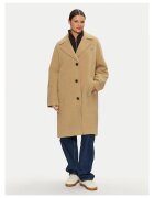 Tommy Jeans Palton lana femei bej - Bej