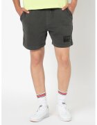 Tommy Jeans Pantaloni scurti de baie - din bumbac organic si snur - Gri inchis