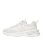 Tommy Jeans Pantofi sport cu garnituri de piele intoarsa - Alb murdar