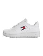 Tommy Jeans Pantofi sport cu segment perforat Retro - Alb