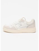 Tommy Jeans Pantofi sport de piele cu garnituri de piele intoarsa Retro - Gri deschis/Alb murdar