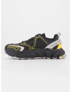 Tommy Jeans Pantofi sport de piele ecologica si material textil - Negru/Galben