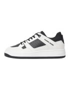 Tommy Jeans Pantofi sport de piele si piele ecologica - Alb/Negru