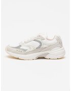 Tommy Jeans Pantofi sport de plasa cu garnituri de piele ecologica Archie'25 - Gri cenusiu/Alb optic