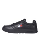 Tommy Jeans Pantofi sport din piele cu garnituri contrastante - Negru