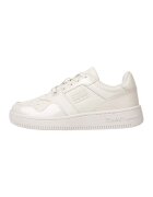 Tommy Jeans Pantofi sport din piele cu perforatii - Maro nisip