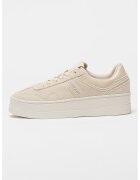 Tommy Jeans Pantofi sport flatform de piele intoarsa - Bej deschis