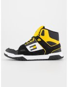 Tommy Jeans Pantofi sport high-cut cu model colorblock - Alb/Negru/Galben