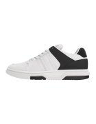 Tommy Jeans Pantofi sport low-cut de piele - Alb/Negru