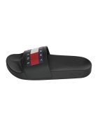 Tommy Jeans Papuci cu aplicatie logo - Rosu/Alb/Negru