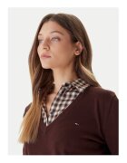 Tommy Jeans Pulover Dama - Maro - bumbac organic