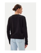 Tommy Jeans Pulover de dama - Negru - 100% bumbac