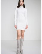 Tommy Jeans Rochie cambrata tricotata fin - Alb