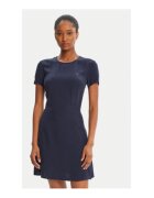 Tommy Jeans Rochie casual Dama - bleumarin - 100% viscoza -