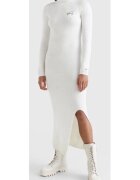 Tommy Jeans Rochie cu guler inalt si slit lateral -