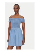 Tommy Jeans Rochie de vara albastru - Albastru
