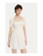 Tommy Jeans Rochie de vara - bej - 50% bumbac organic - 50% bumbac