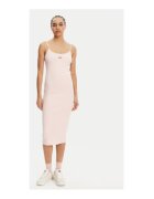 Tommy Jeans Rochie de vara Dama - roz - bumbac-elastan