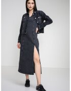 Tommy Jeans Rochie midi din denim - Gri melange