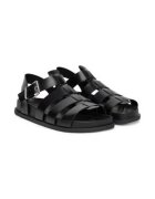 Tommy Jeans Sandale dama 305437617 - piele naturala - negru