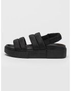 Tommy Jeans Sandale din material textil cu inchidere velcro - Negru