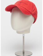 Tommy Jeans Sapca de bumbac organic cu logo - Rosu