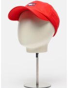 Tommy Jeans Sapca din bumbac organic Heritage - Rosu/Rosu vermillion