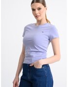 Tommy Jeans Set de tricouri cu decolteu la baza gatului - 2 piese - Alb/Albastru azur