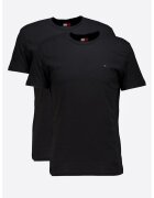 Tommy Jeans Set de tricouri extra slim fit - 2 piese - Negru/Negru stins