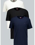 Tommy Jeans Set de tricouri slim fit - 3 piese - Negru/Alb murdar/Bleumarin