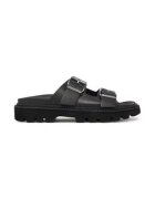 Tommy Jeans Slapi dama - piele naturala - negru