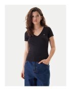 Tommy Jeans T-Shirt de dama - Bumbac - Negru -