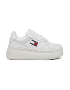 Tommy Jeans Tenisi dama - piele naturala - alb - platforma - confort -