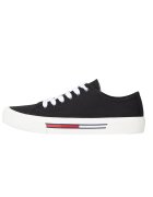 Tommy Jeans Tenisi de material textil cu detaliu logo pe talpa - Negru