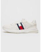 Tommy Jeans Tenisi din piele ecologica si piele cu logo - Rosu/Alb/Bleumarin