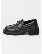 Tommy Jeans Tommy Hilfiger - Pantofi loafer din piele cu logo - Negru