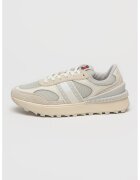 Tommy Jeans Tommy Hilfiger - Pantofi sport cu insertii din piele intoarsa - Gri deschis/Bej