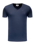 Tommy Jeans Tricou barbati - bleumarin - 100% bumbac -